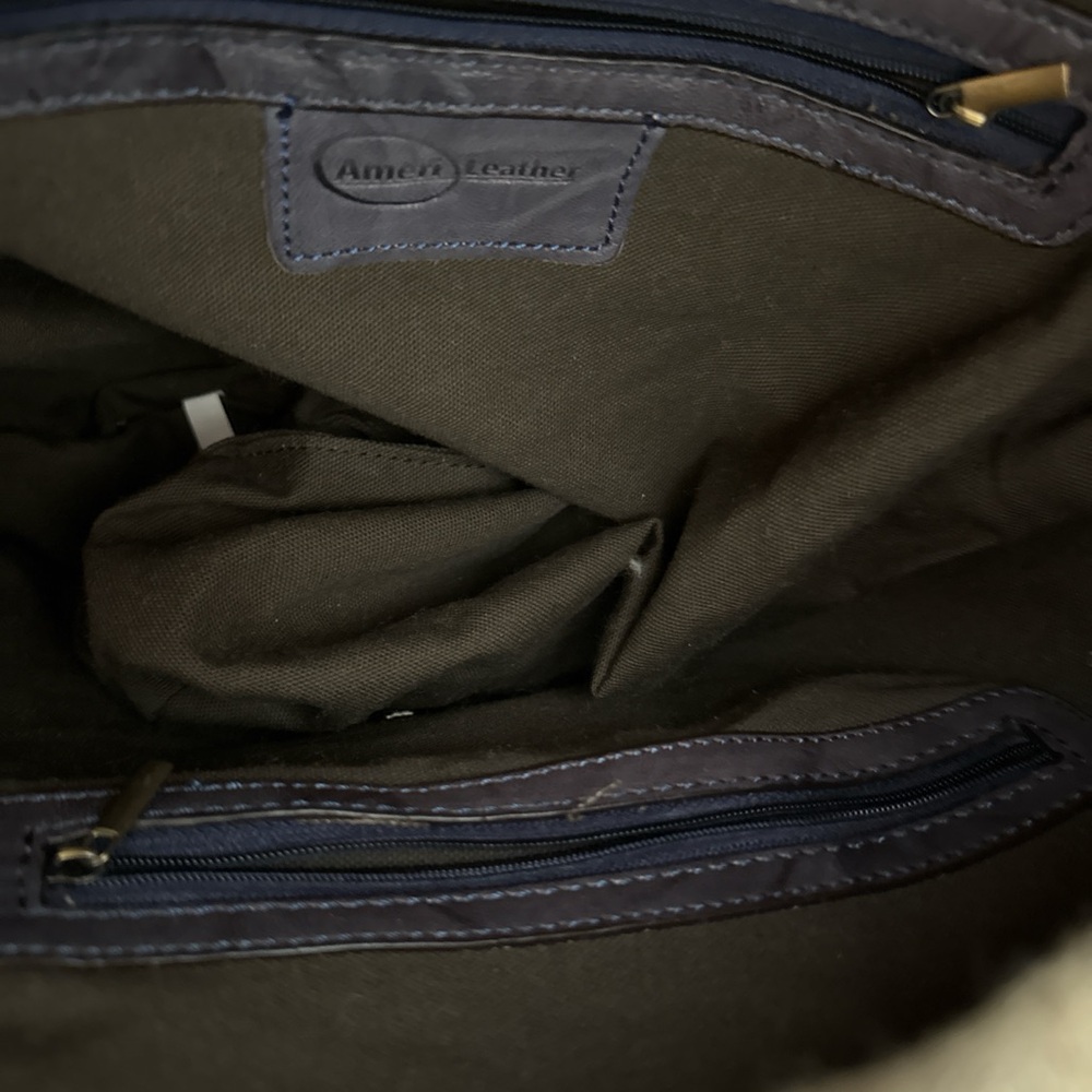 Ameri Leather Barrel Shoulder Tote.Leather On One… - image 7